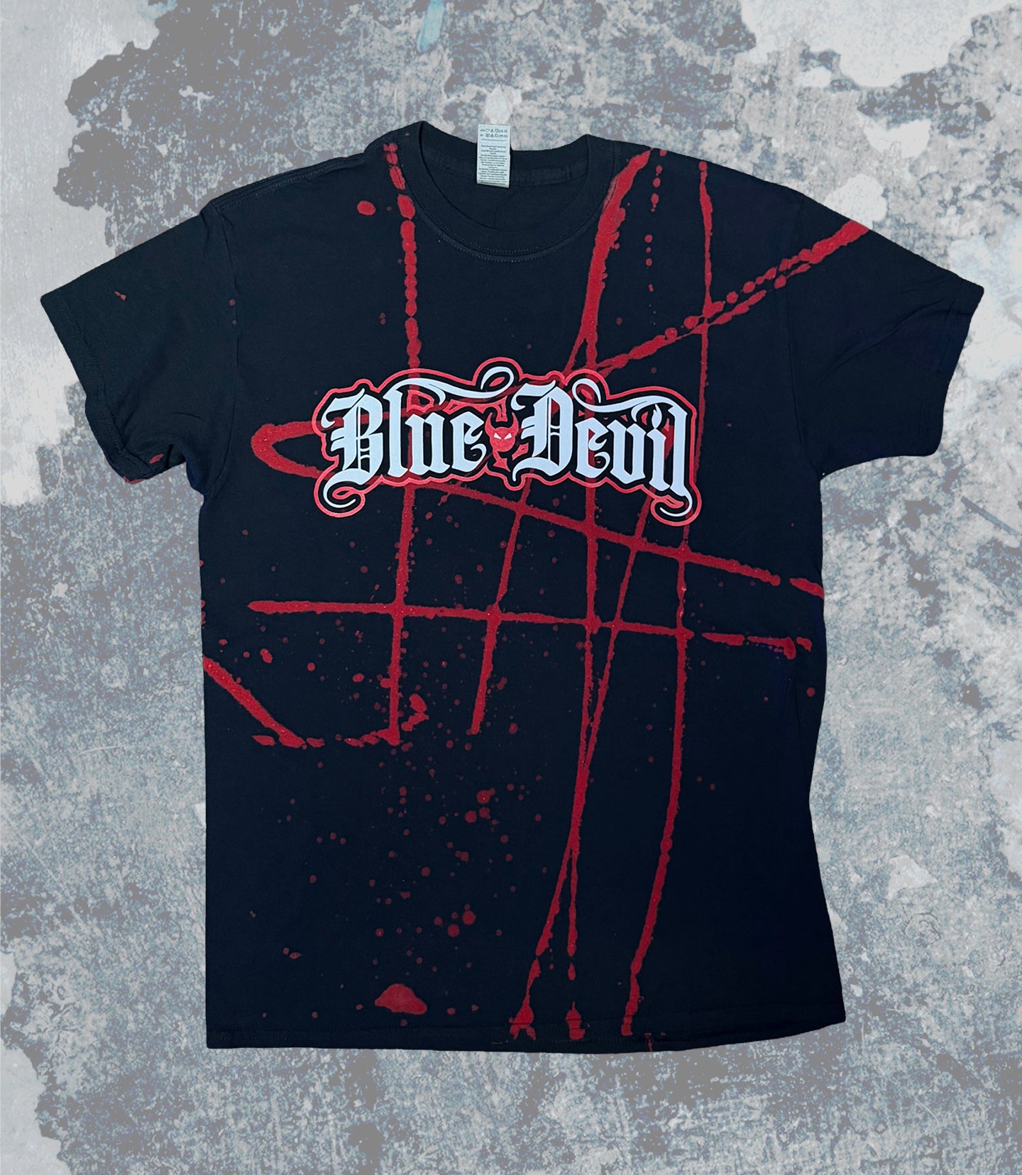 Blue Devil Script Logo (Tie Dye Edition)